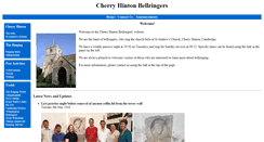 Desktop Screenshot of cherryhintonbellringers.org.uk