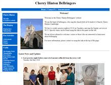 Tablet Screenshot of cherryhintonbellringers.org.uk